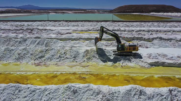 Lithium mining operations